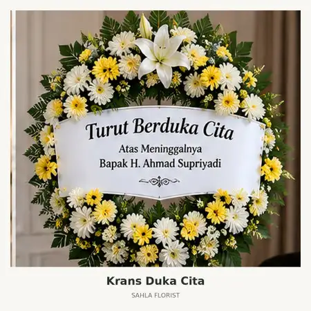 Krans Bunga Duka Lombok Tengah